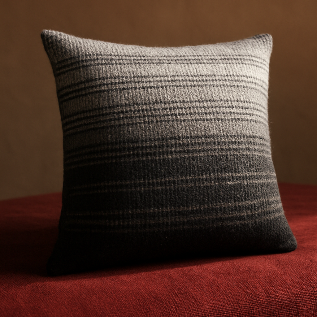 Dark Academia Monochromatic Gradient Pillow - Free Pattern