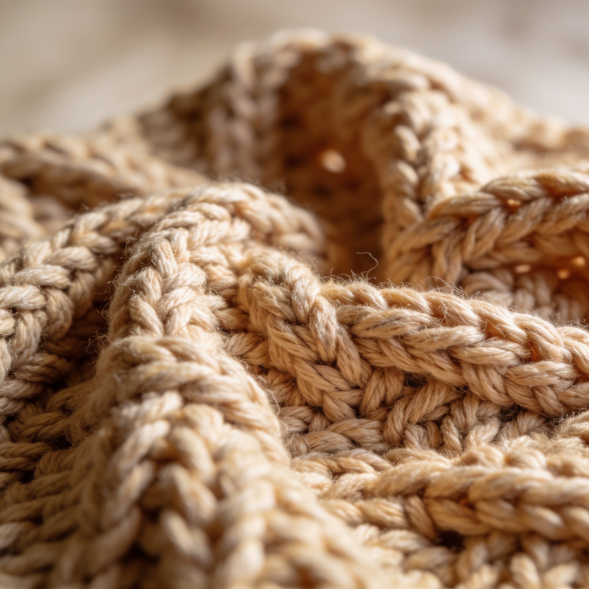 Chunky Textured Crochet Blanket