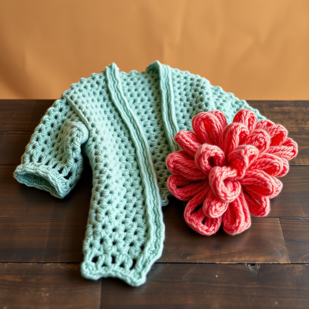 The Seafoam Ripple Cardigan: A Free Crochet Pattern for a Flowing, Ruffled Layering Piece