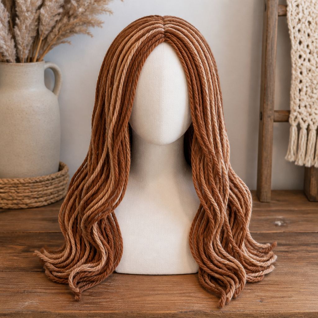 Crochet Luxurious Long Doll Hair Wig Free Pattern