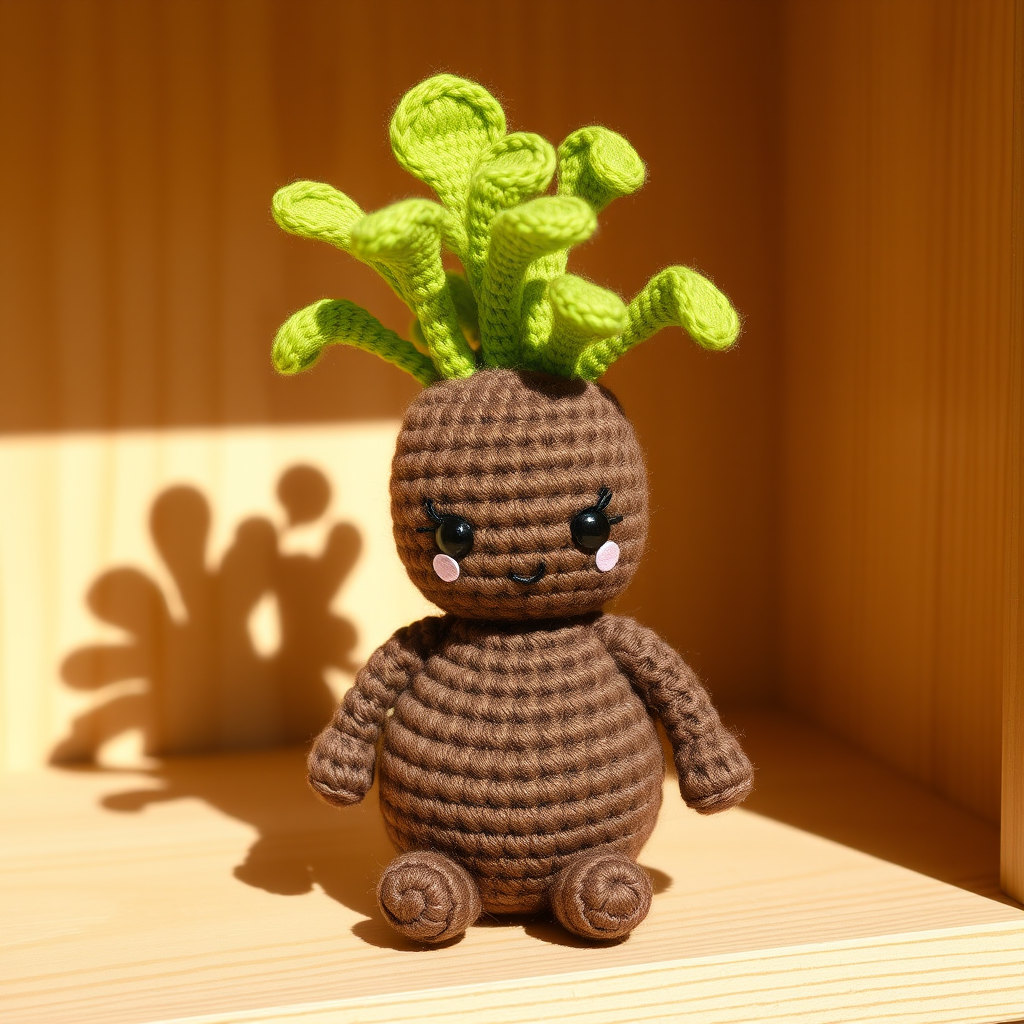 Magical Mandrake Amigurumi Free Pattern