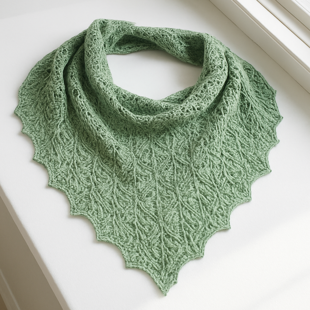 Whispering Willow Lace Shawl Free Pattern