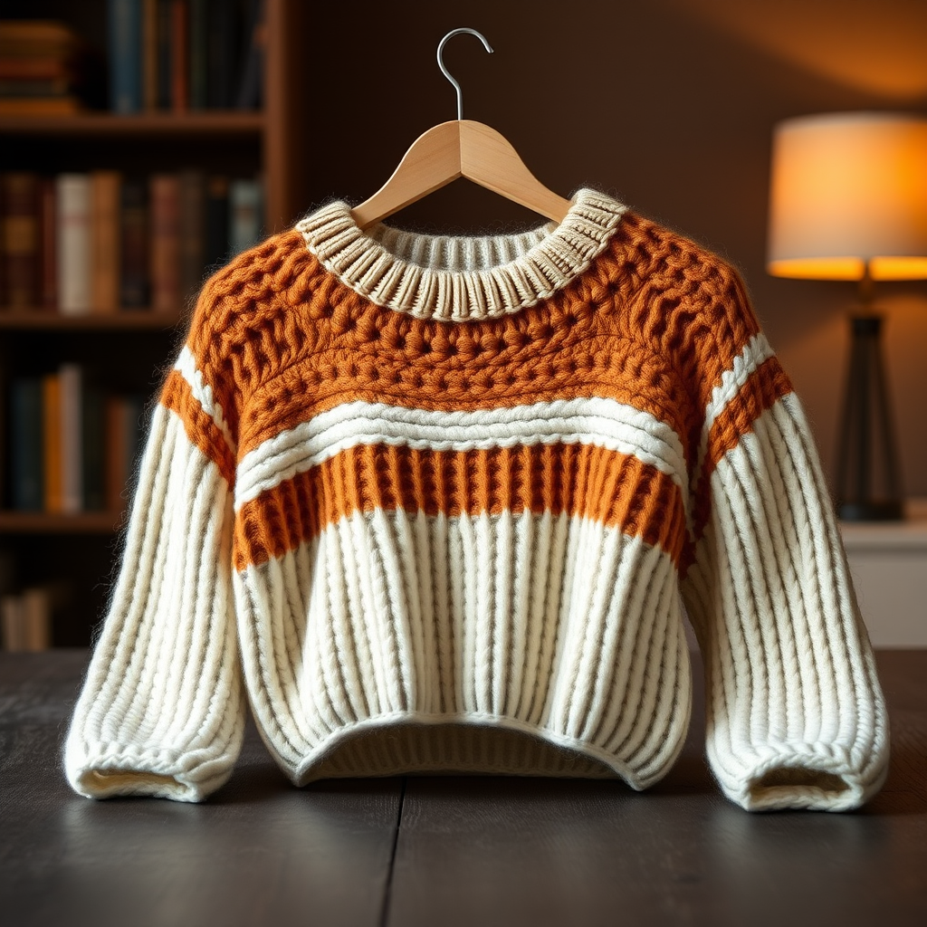 The Ember & Ash Pullover: A Free Knitting Pattern for a Textured, Two-Tone Yoke Sweater