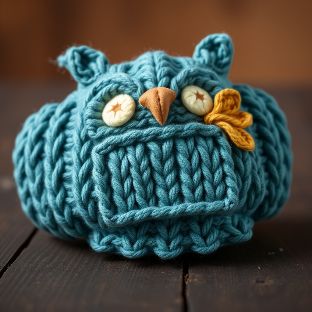 Nocturne Nest Owl Ear Warmer Free Pattern – Knit a Cozy Midnight Wrap
