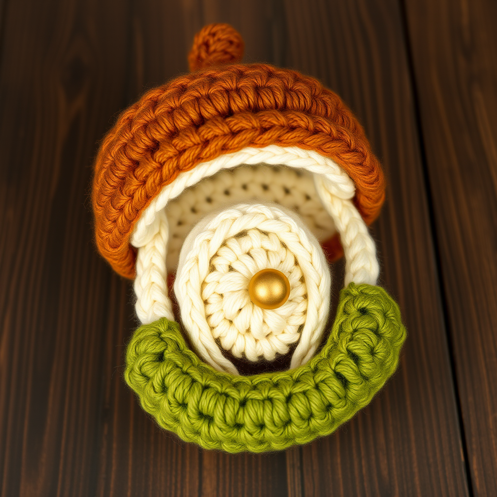 Whimsical Woodland Acorn Fairy House Free Crochet Pattern – Cozy Miniature Decor
