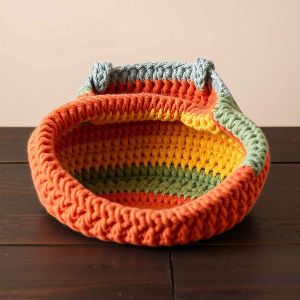 Sunset Gradient Tote Bag Free Pattern