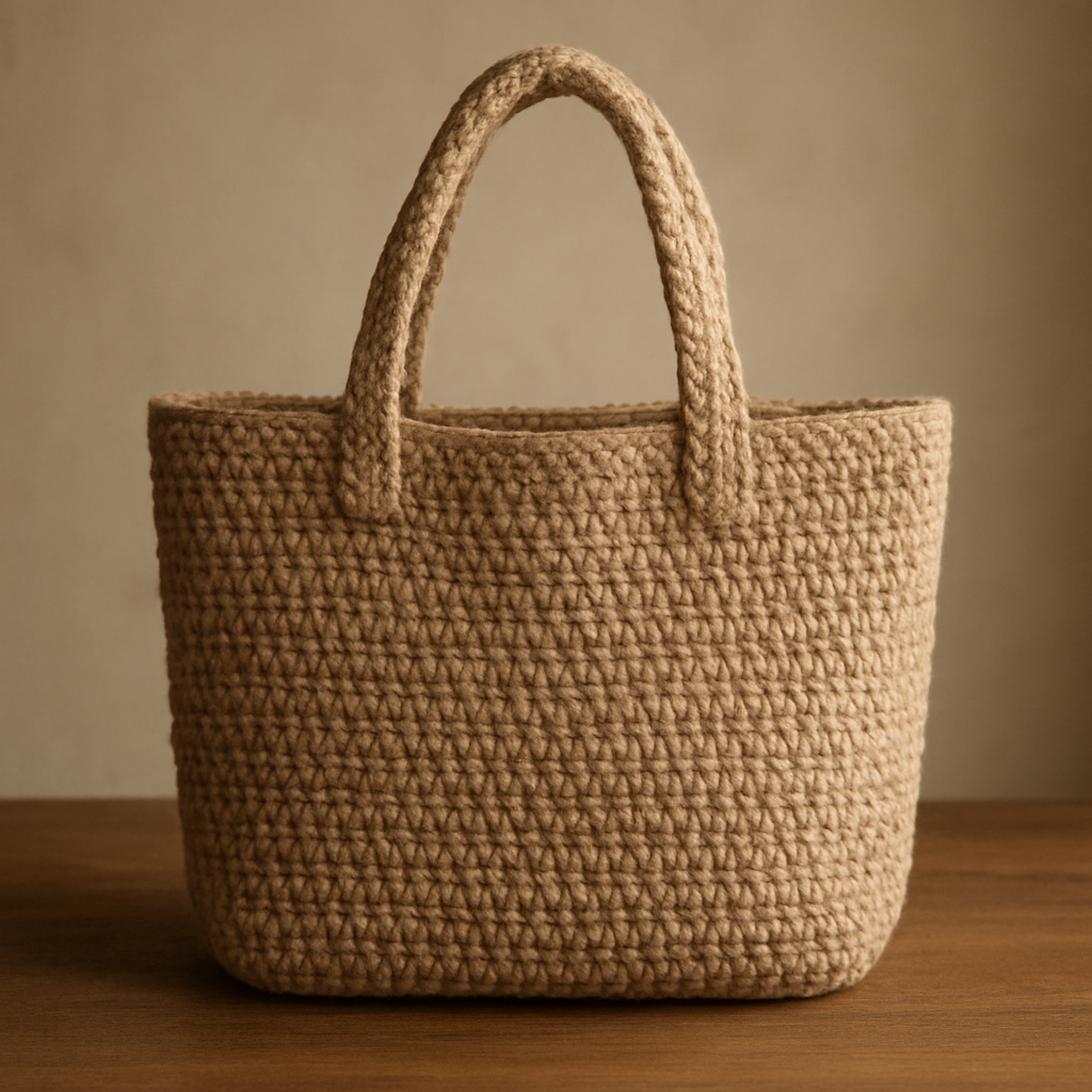 Crochet Rustic Textured Market Bag Free Pattern