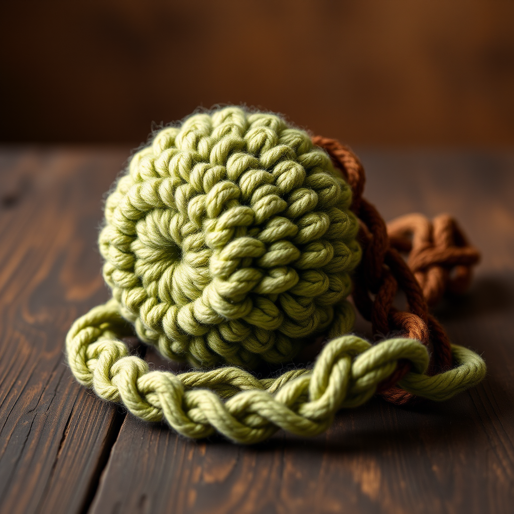 Whimsical Forest Baby Bottle Cleaning Brush Free Pattern