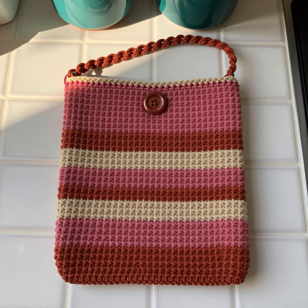 Prairie Sunset Phone Pouch Free Crochet Pattern
