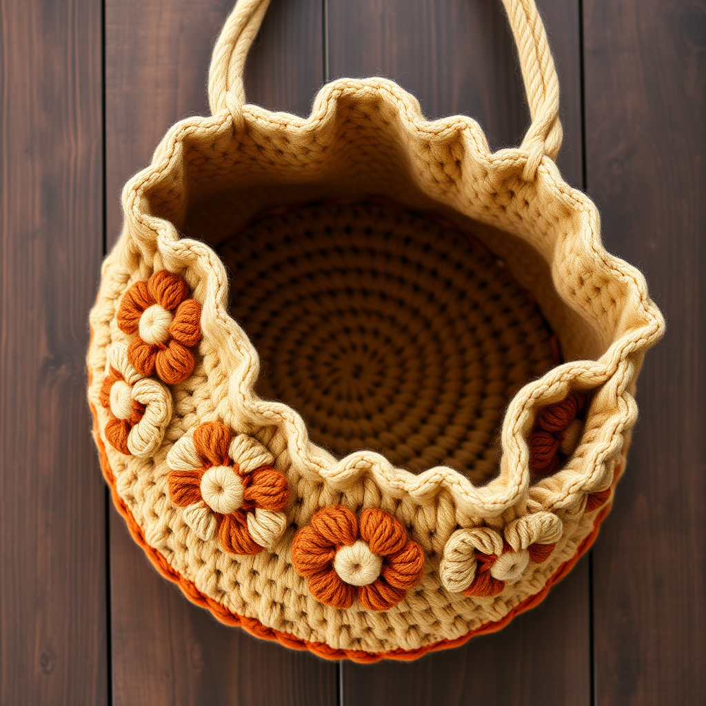 Boho Bloom Market Tote Free Pattern