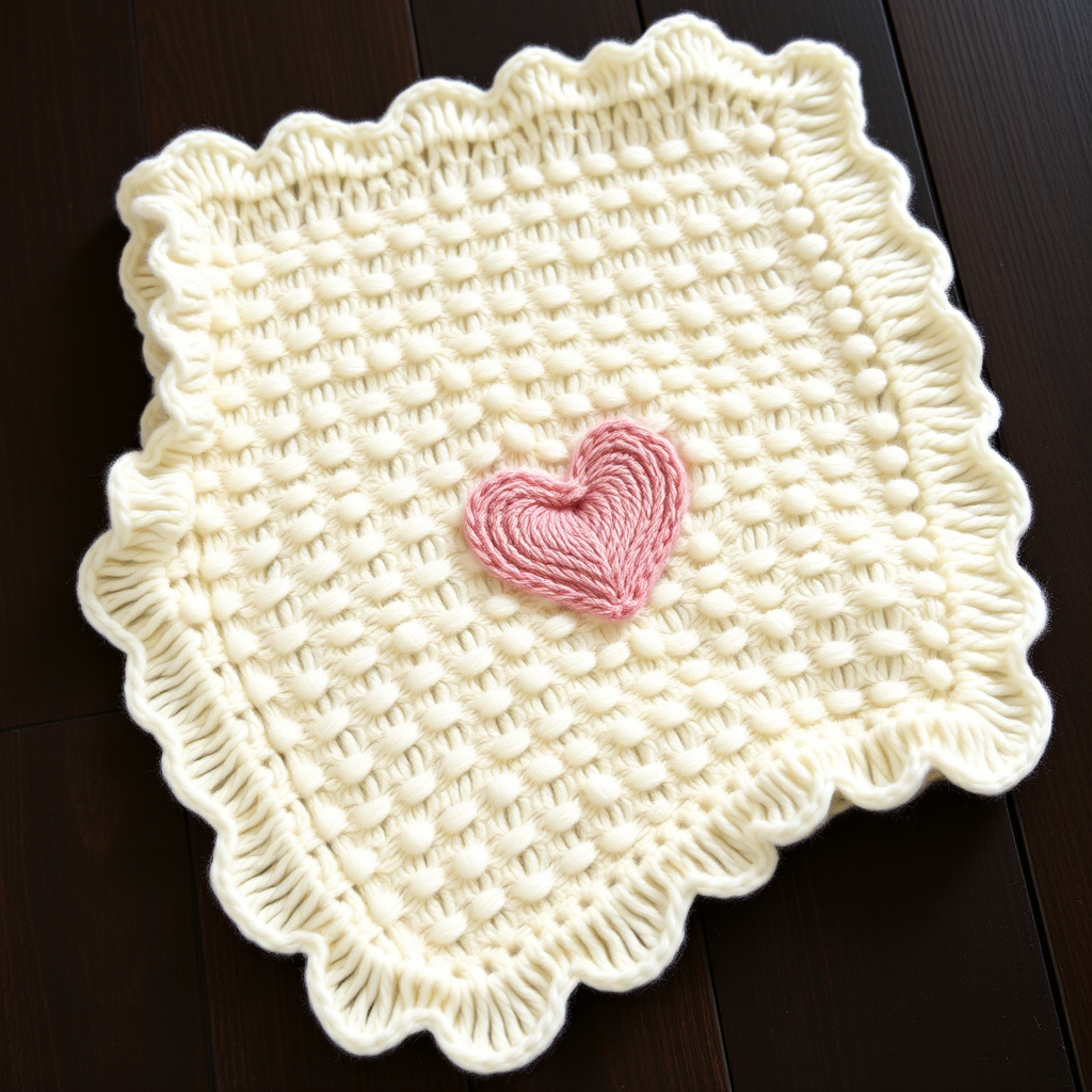 Seraphim Halo Baby Blanket Free Pattern – Knit a Cloud of Angelic Texture