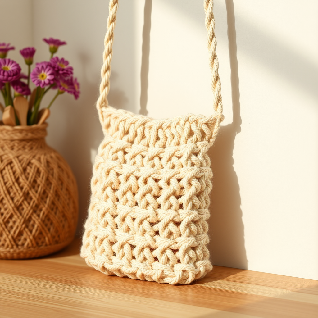 Chunky Crochet Crossbody Phone Bag Pattern