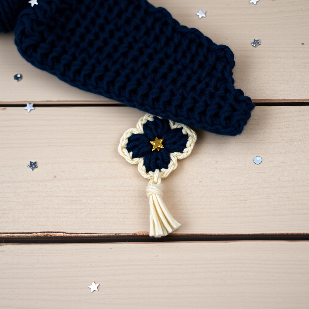 Celestial Cross Stitch Bookmark Free Crochet Pattern – Starry Night Keepsake
