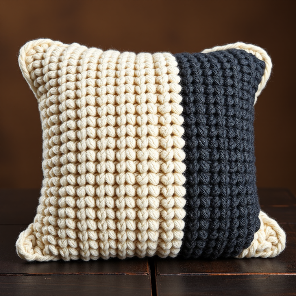 The Woven Ripple Pillow Cover: A Free Knitting Pattern for a Textured, Modern Throw Pillow