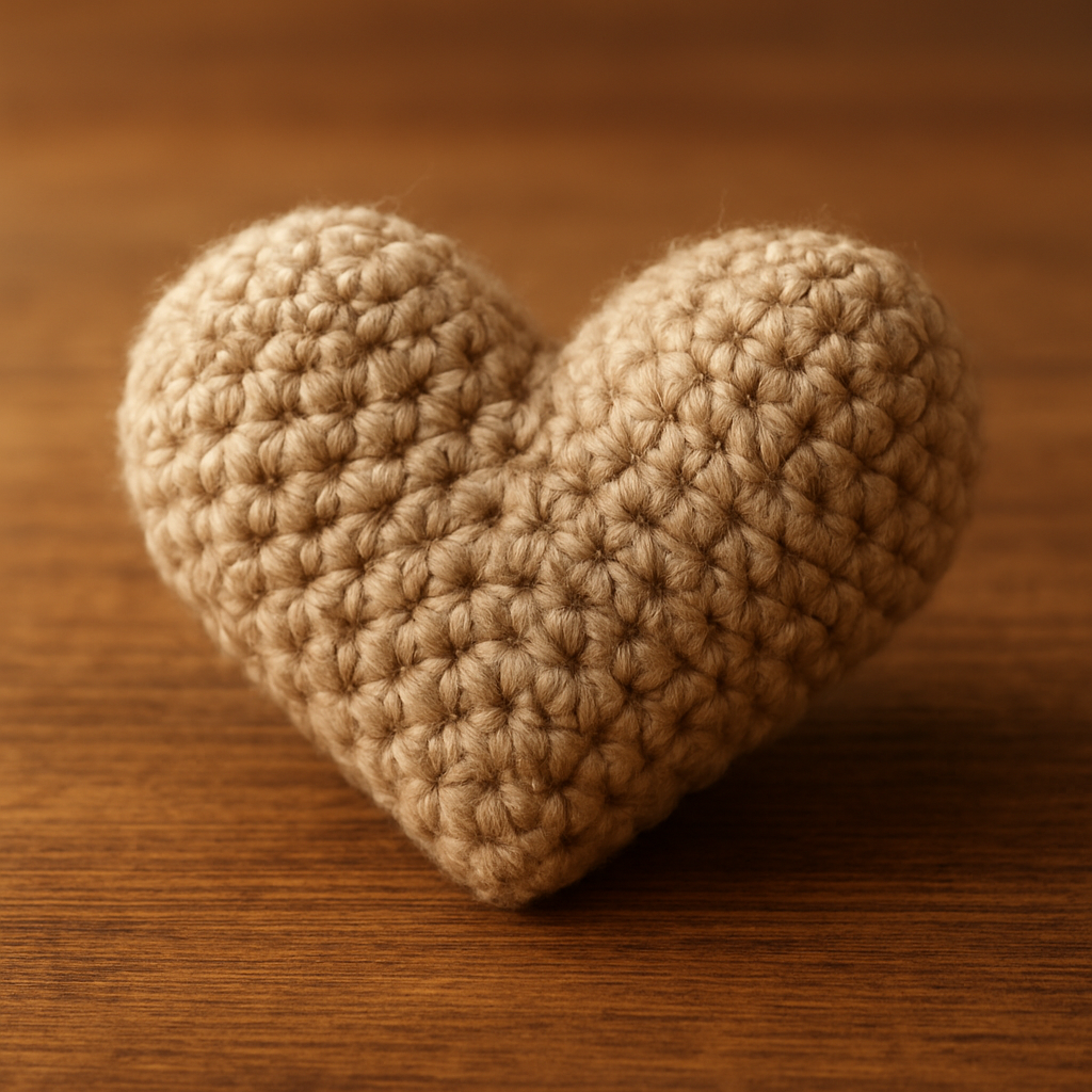 Crochet Charming Smiling Heart Amigurumi Free Pattern