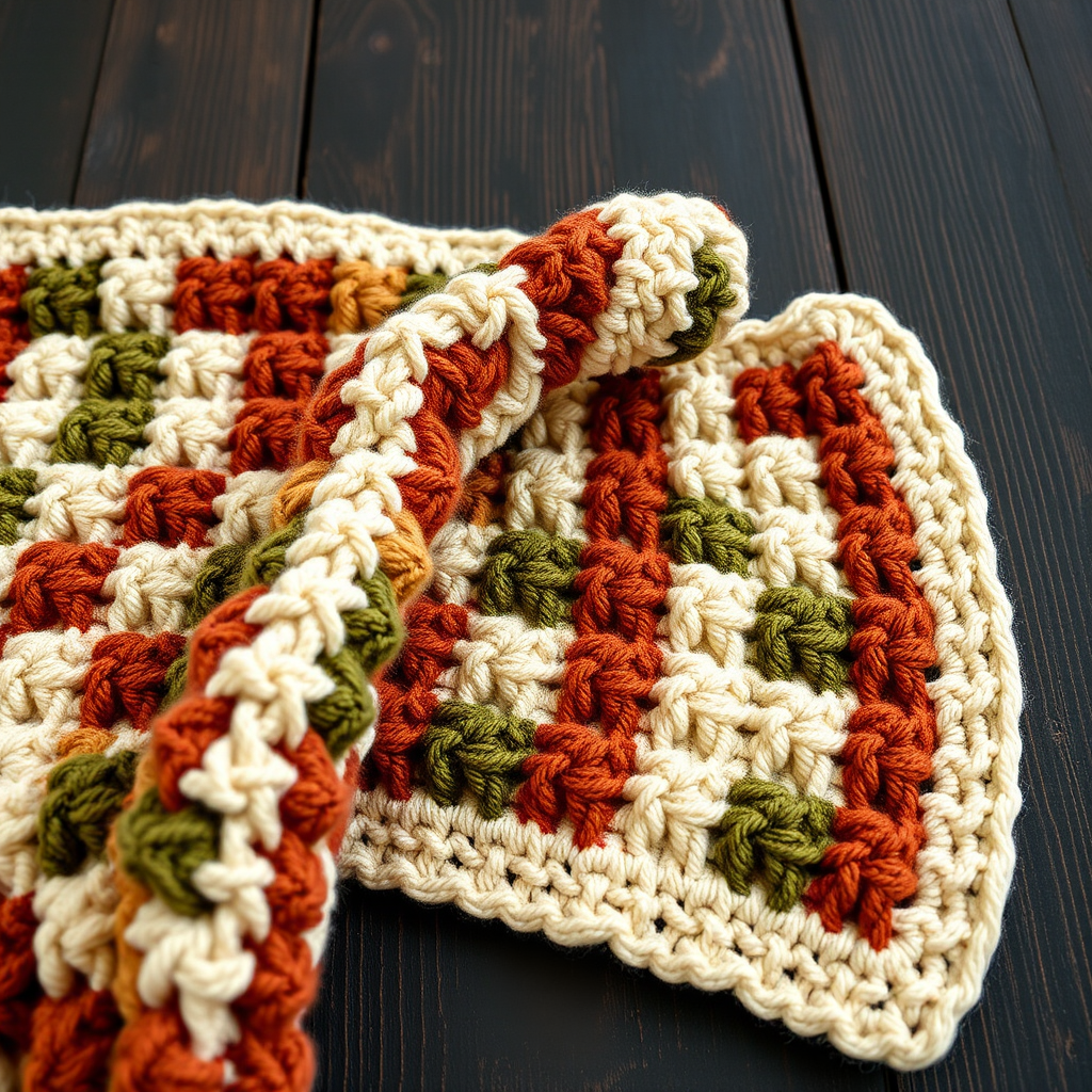 Woven Harvest Afghan Free Pattern