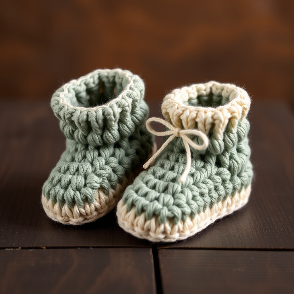 The Honeycomb Hideaway Baby Booties: A Free Crochet Pattern for Textured, Modern Footwear