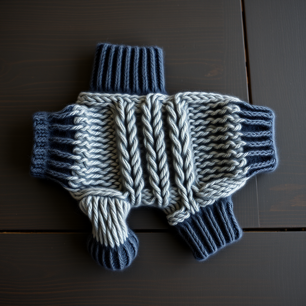 Rustic Ridgeback Dog Sweater Free Pattern – A Knitted Highland Adventure