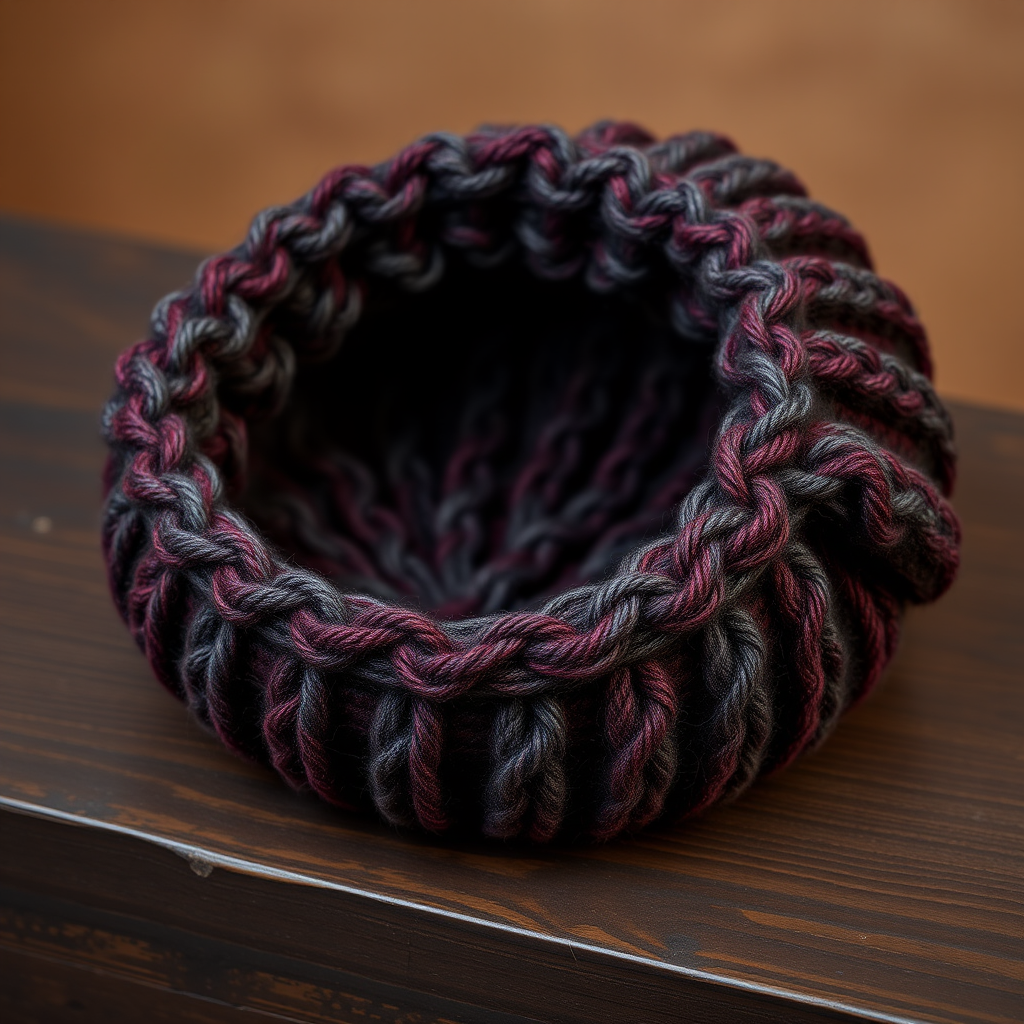 The Ember Dusk Slouch Hat: A Textured Knit Free Pattern