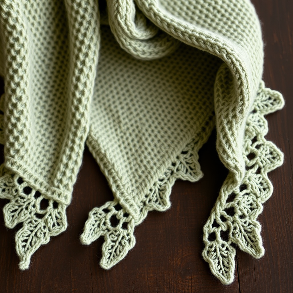 The Nearly Solid Shawl Free Pattern – Knit a Misty Meadow Wrap