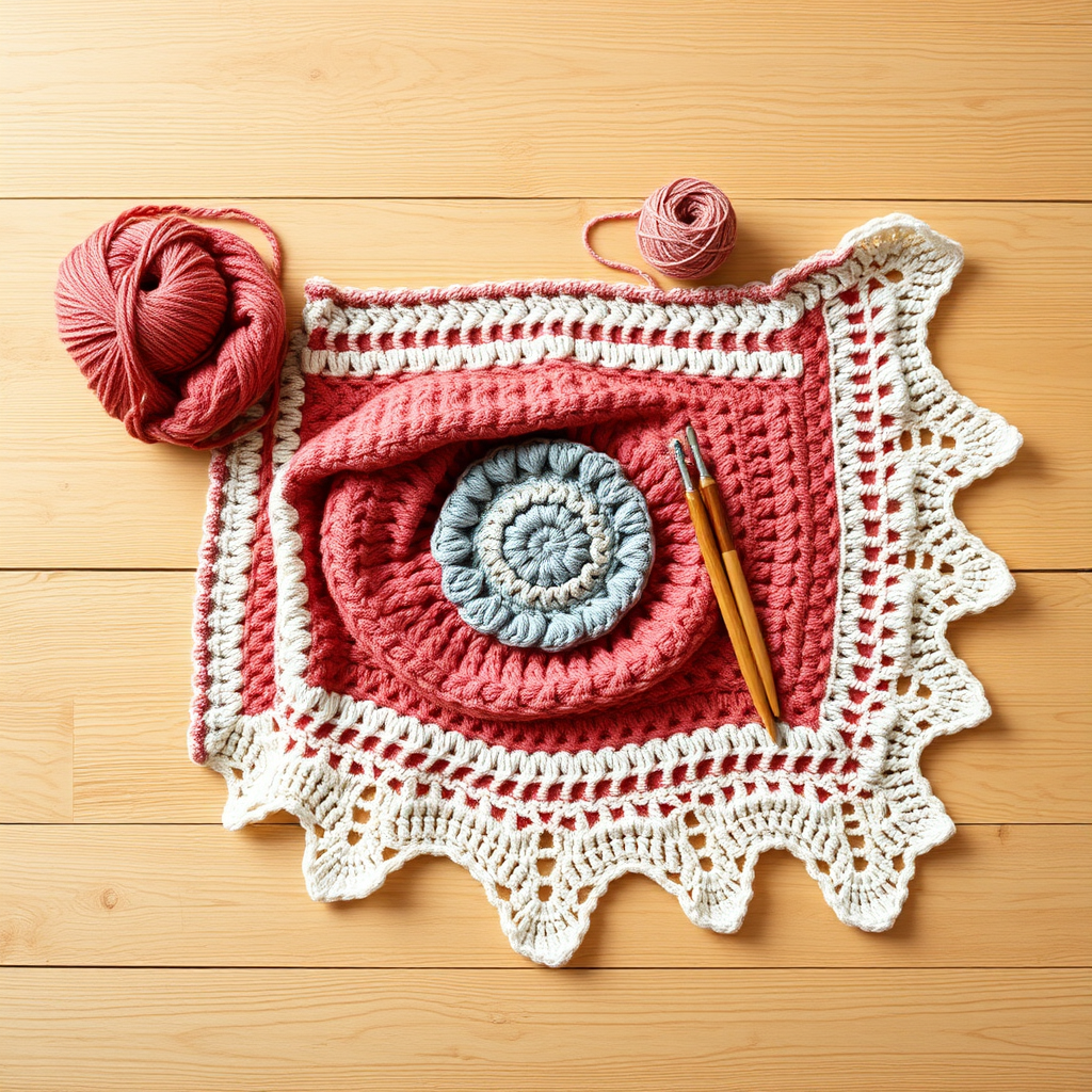 Crochet Textured Picnic Blanket Free Pattern