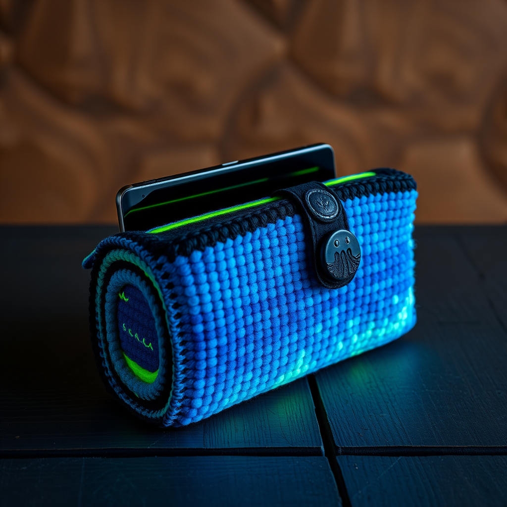 Free Pattern: The Bioluminescent Abyss Tablet Cover