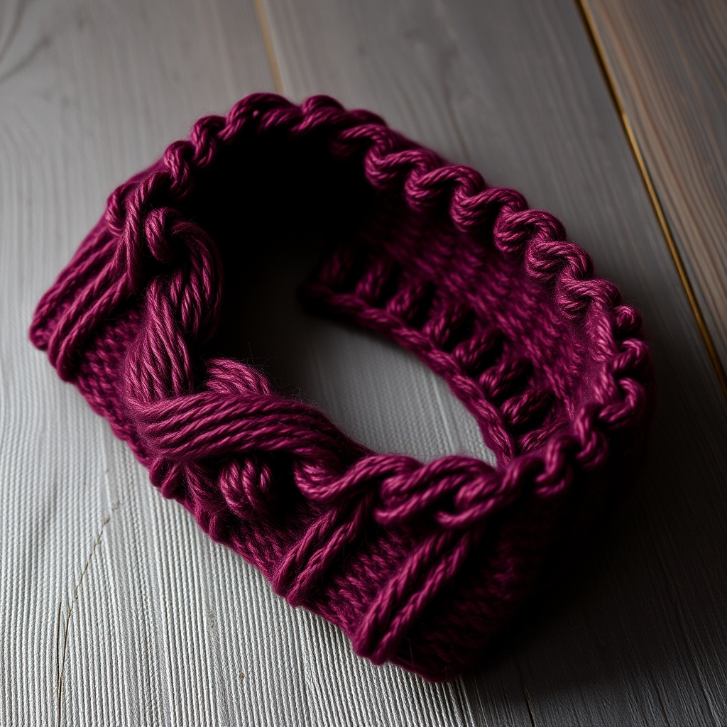 Frosted Berry Cable Headband Knitting Pattern – Free Pattern