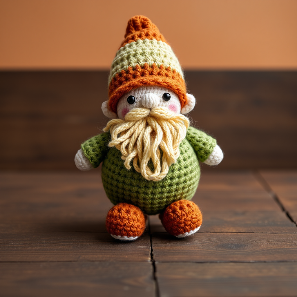 Whimsical Woodland Gnome Amigurumi Free Pattern
