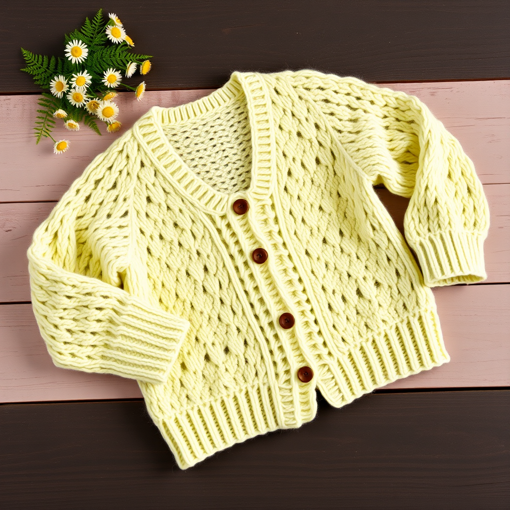 Meadow Breeze Lace Cardi Free Pattern – Knit a Flowing Spring Layer