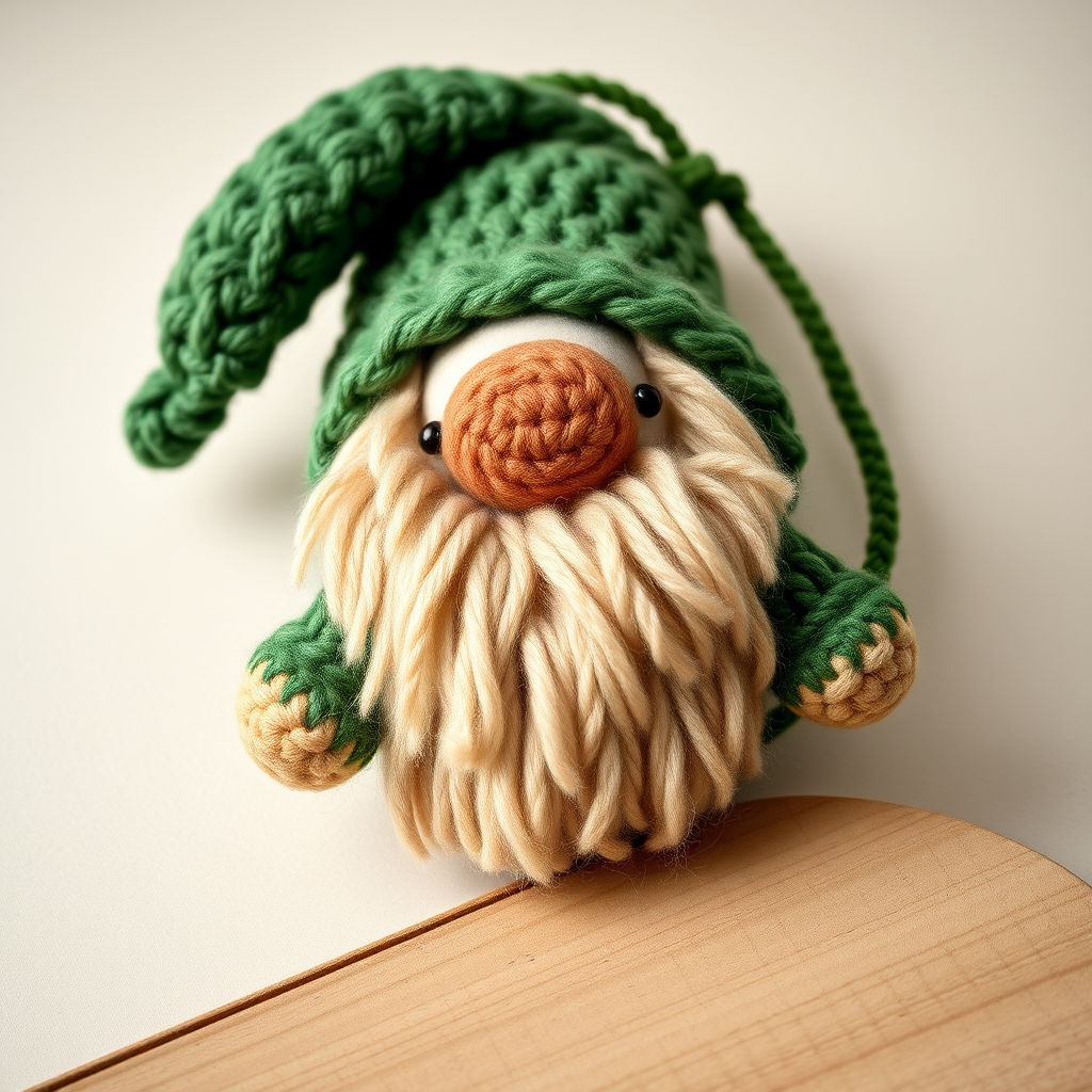 Whimsical Woodland Gnome Bookmark Free Pattern