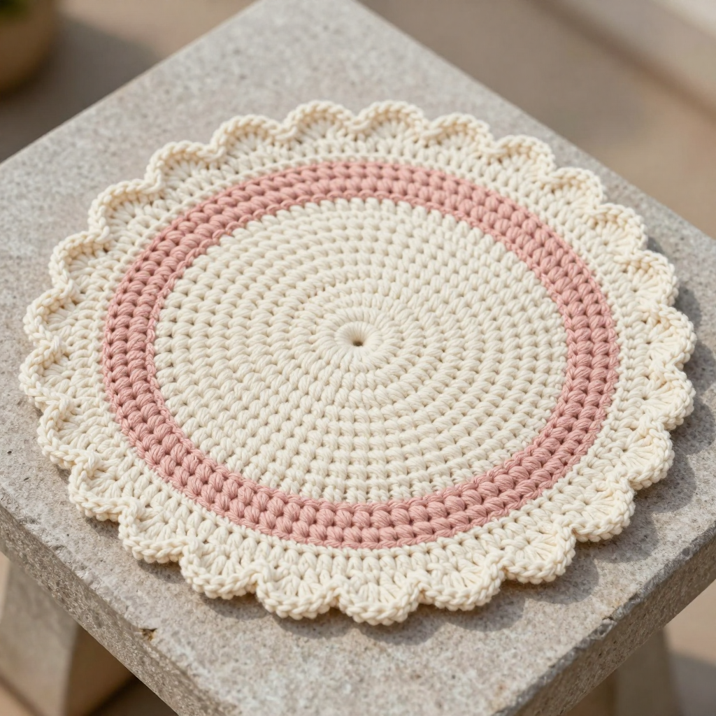 Ballet Bun Cover Crochet Free Pattern