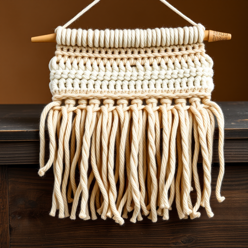 Whispering Willow Macrame Wall Hanging Free Pattern
