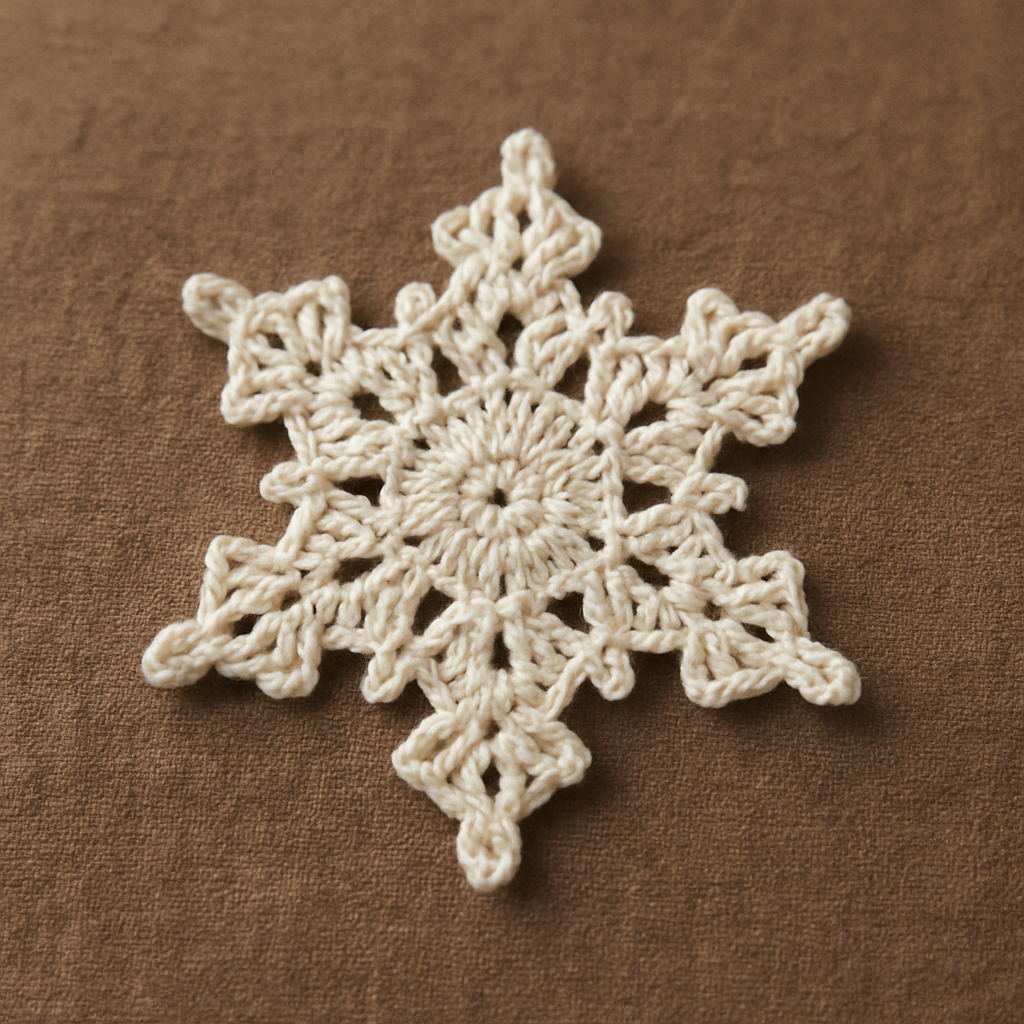 Crochet Delicate Lacy Pinecone Ornament Free Pattern