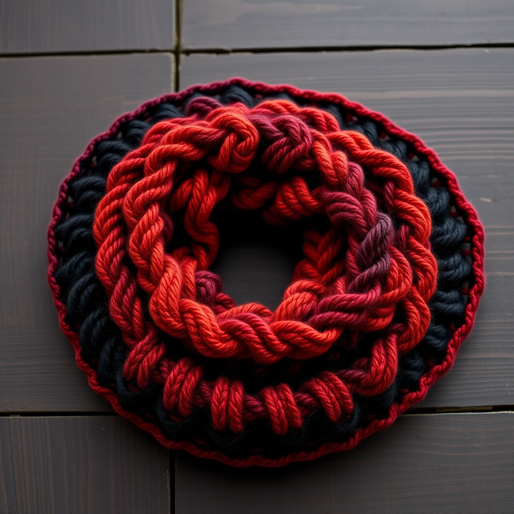 Emberfall Dragon Scale Scarf Free Pattern – Knit a Cozy Mythic Neck Wrap