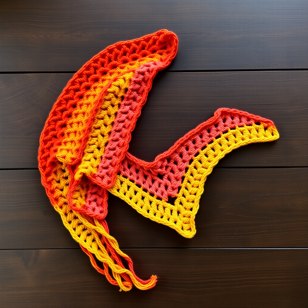Sunset Drift Asymmetrical Wrap Free Pattern