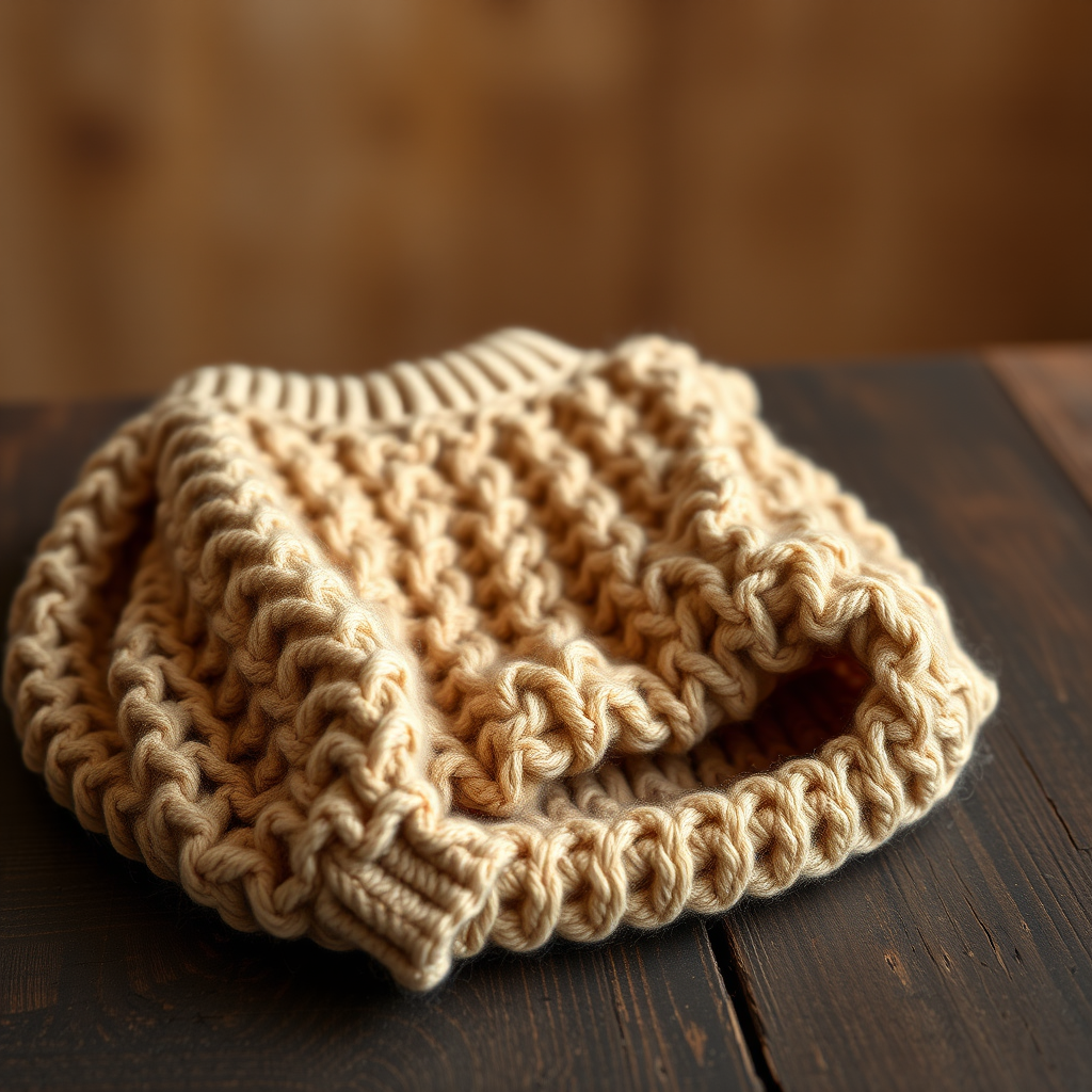 Sand Dune Textured Sweater Free Pattern
