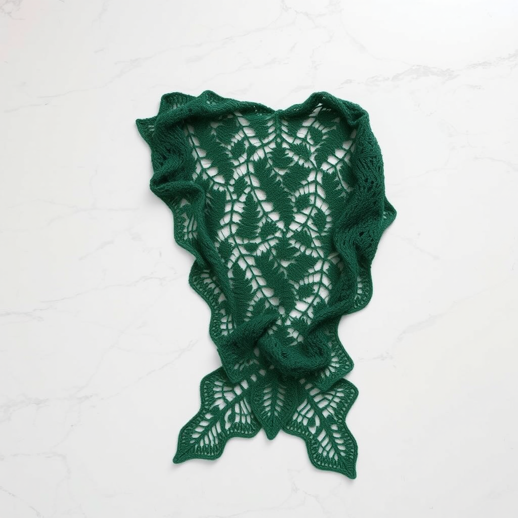 The Woodland Fern Shawl Free Pattern