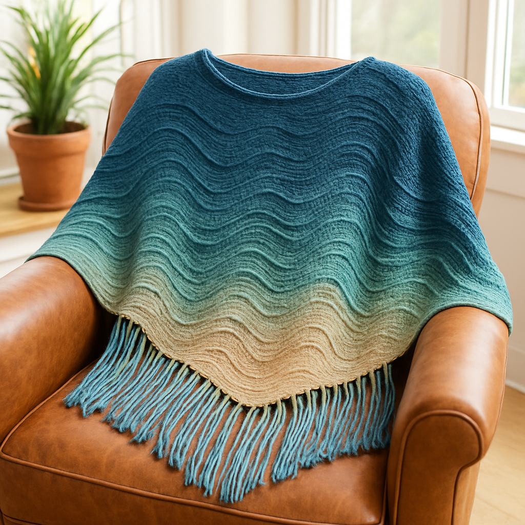 Mystic Tides Boho Poncho Free Pattern
