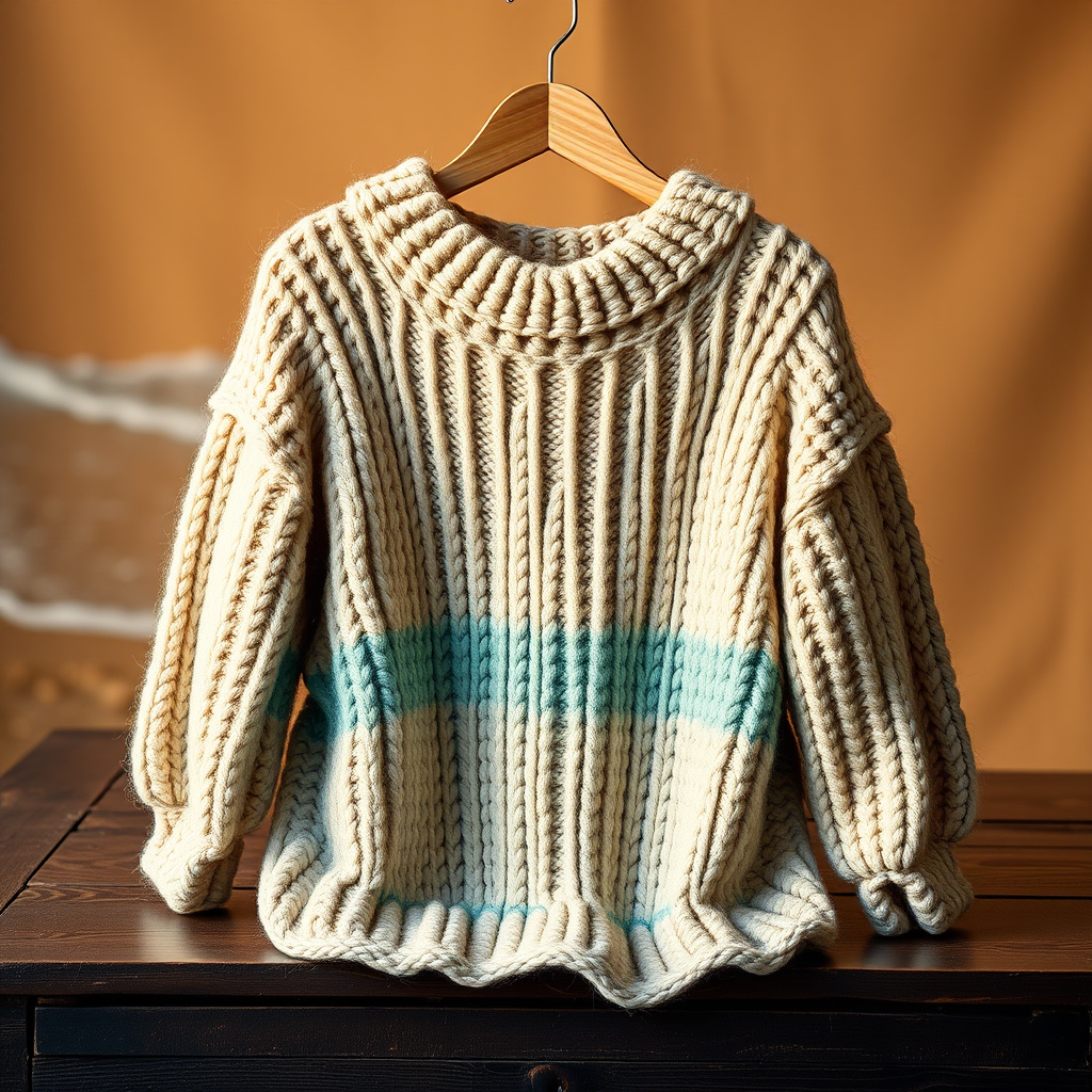 Driftwood Dune Cocoon Sweater Free Pattern