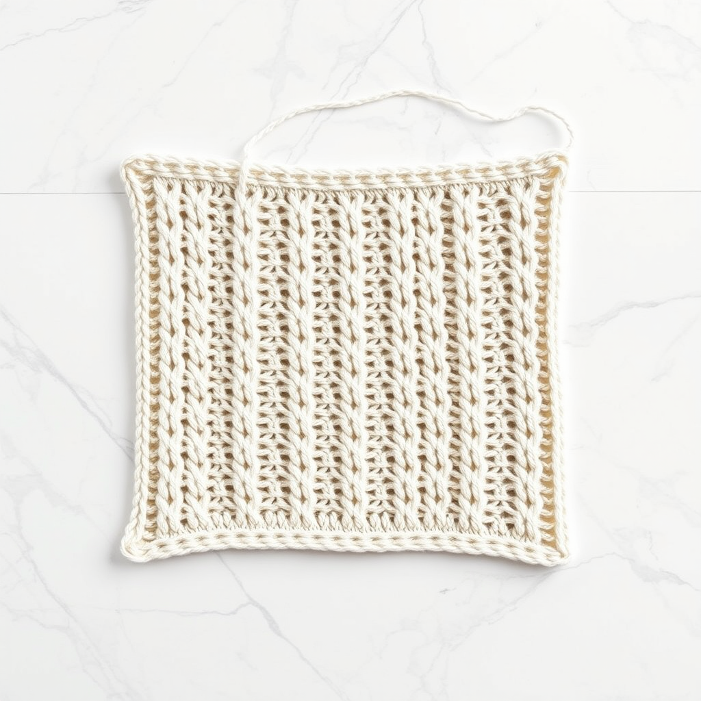 Crochet Textured Dishcloth Free Pattern