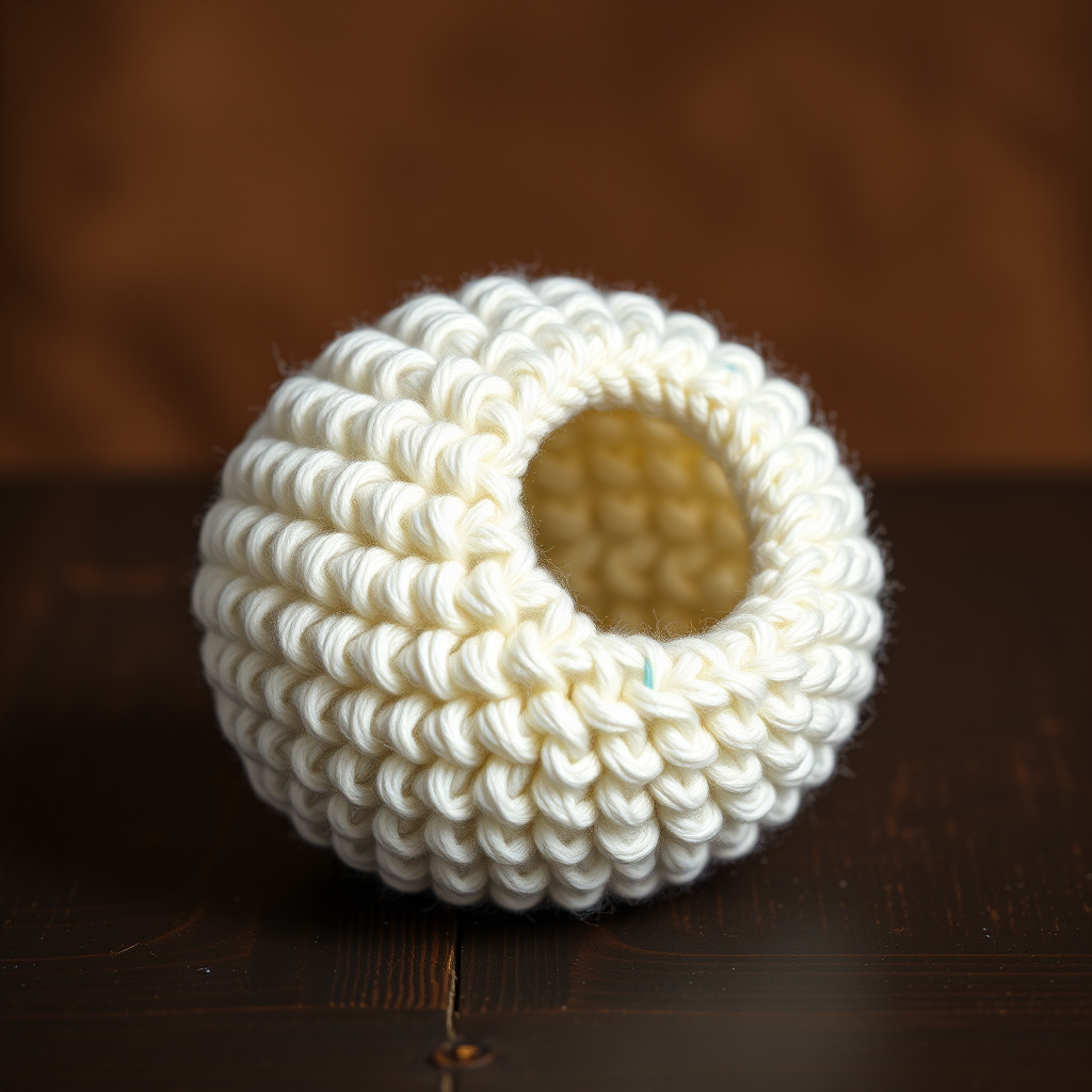 Eternal Snowball Amigurumi Free Pattern