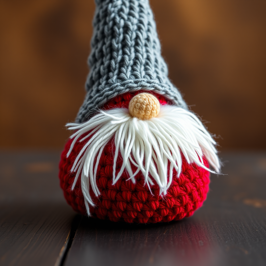 Nordic Santa Gnome Amigurumi Free Pattern