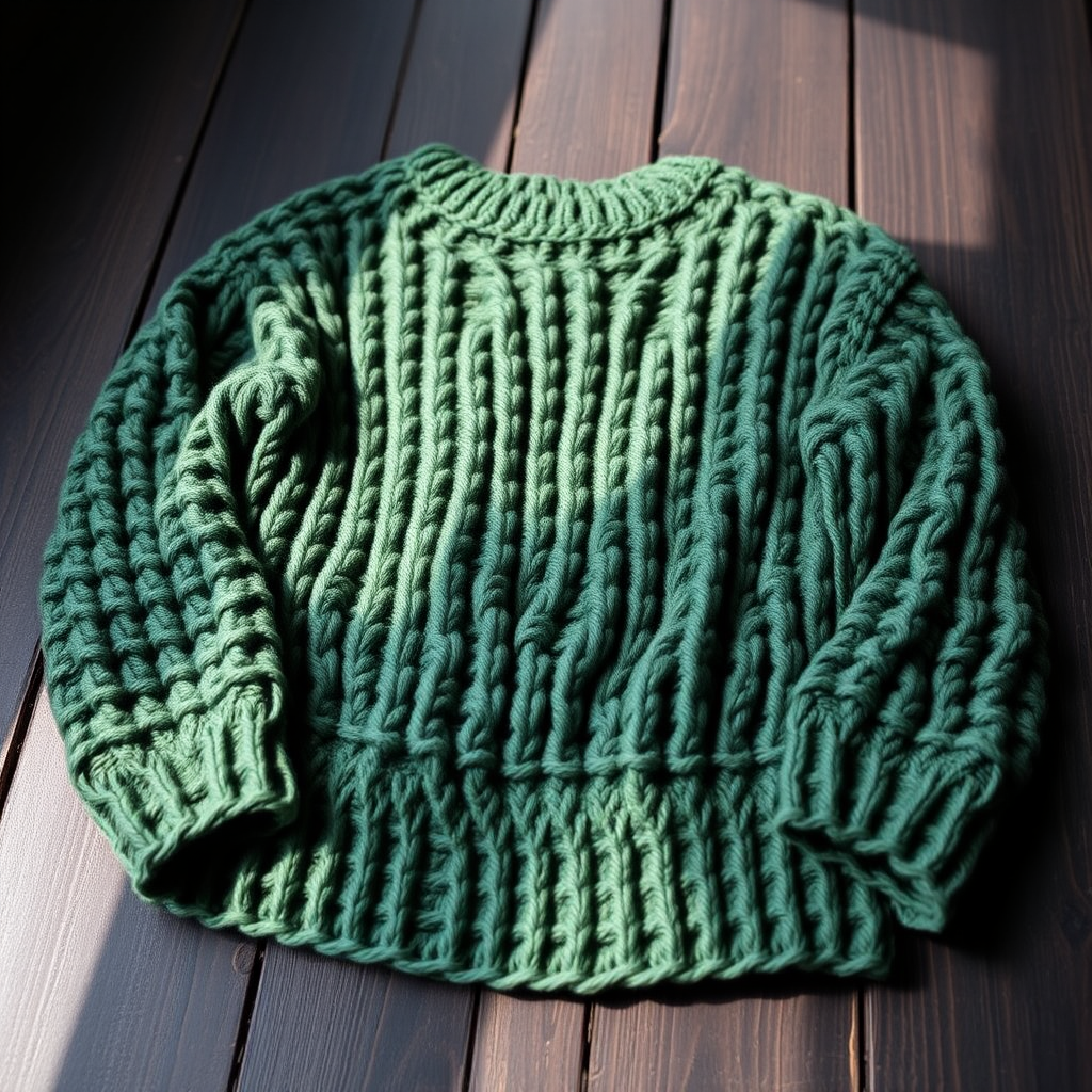 Whispering Pines Textured Crochet Sweater Free Pattern