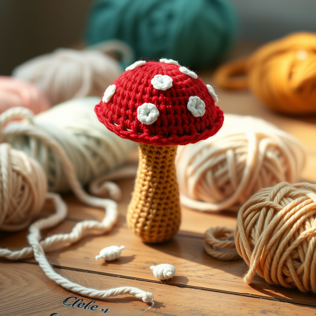 Whimsical Mushroom Amigurumi Free Pattern