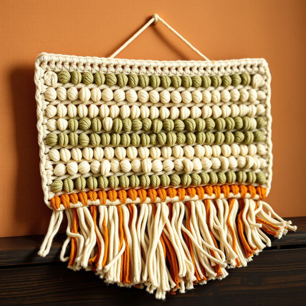 The Sundrenched Meadow Wall Hanging: A Free Crochet Pattern for a Textured, Modern Tapestry
