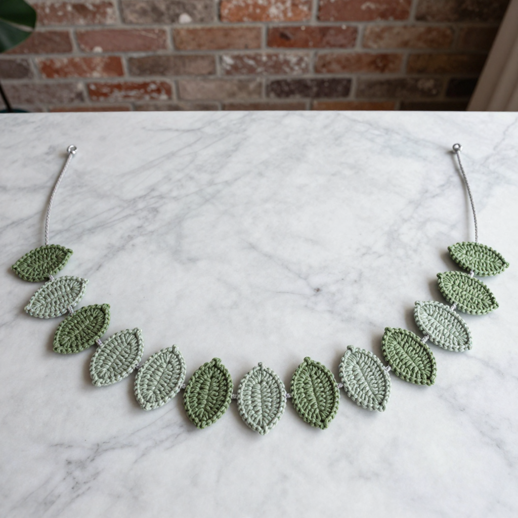Crocheted Eucalyptus Garland Lei Free Pattern