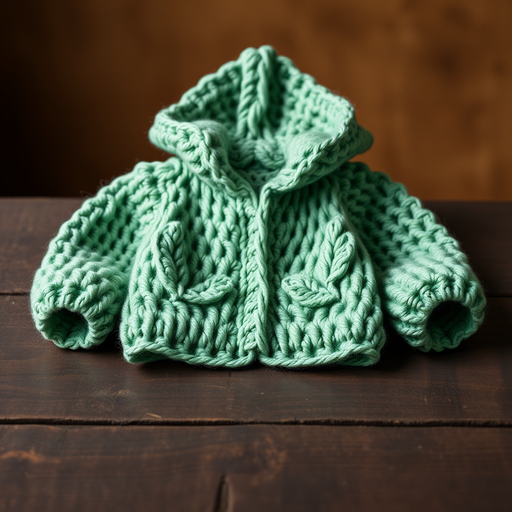 Enchanted Forest Baby Sweater Free Pattern