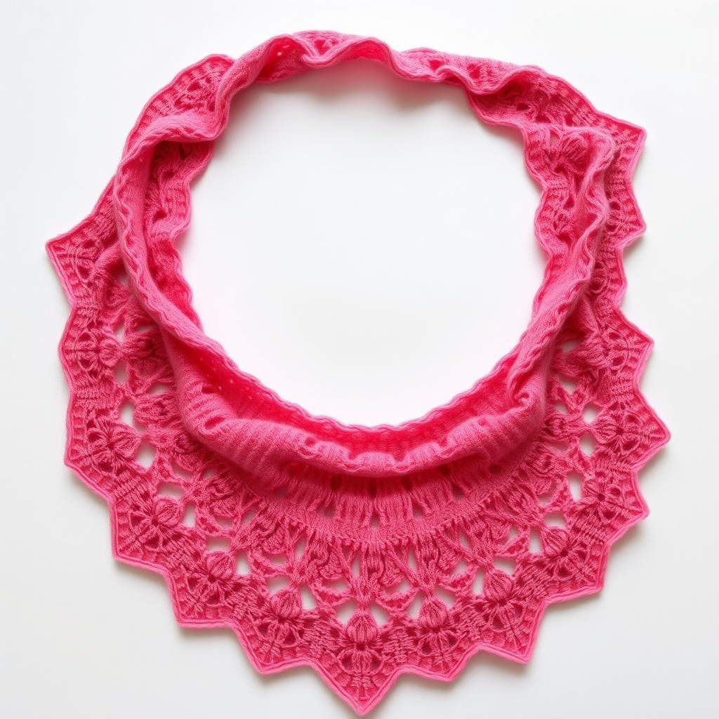 Flamingo Pink Lace Shawl Free Pattern – A Featherlight Knitted Wrap with Cascading Shells