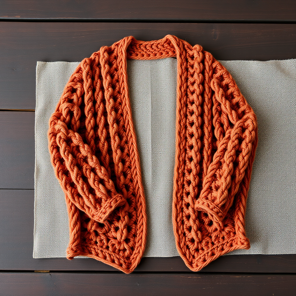 Ember Dune Cocoon Shrug Free Pattern