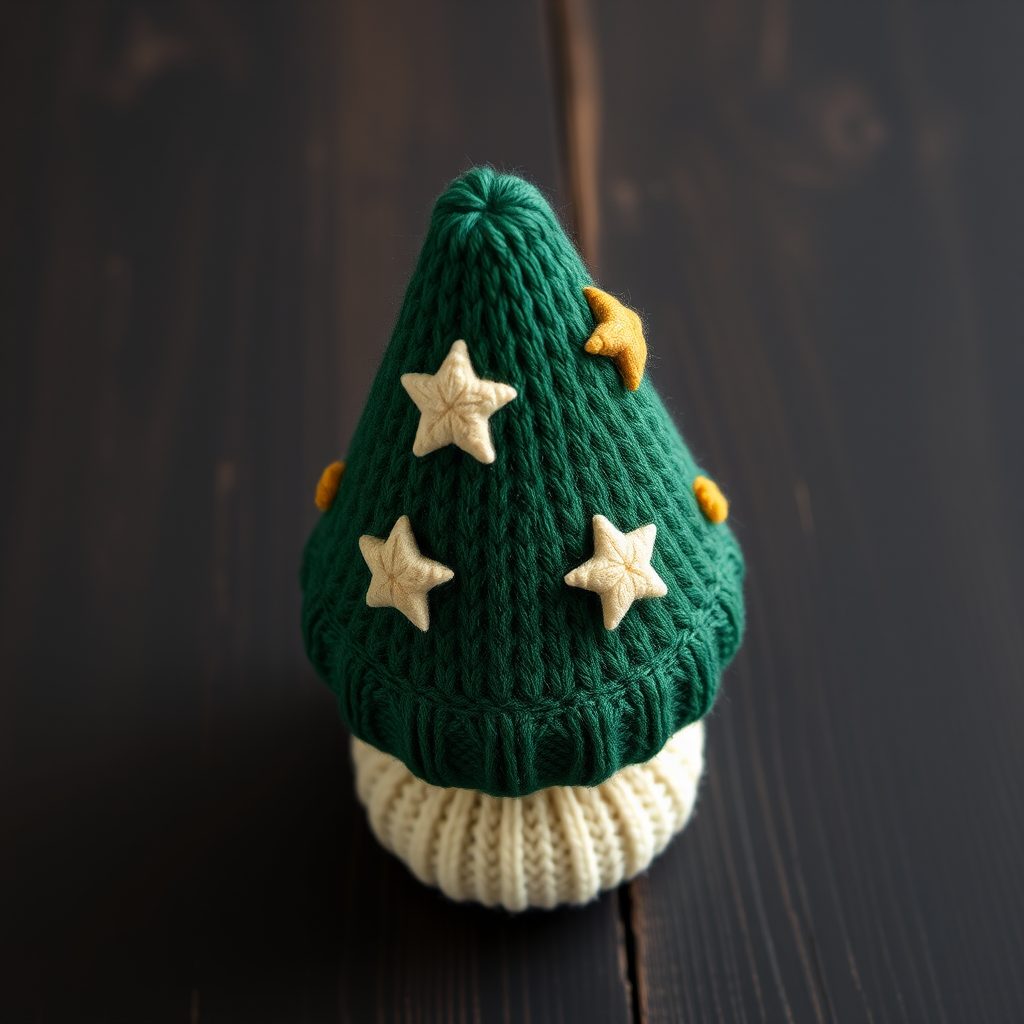 Starlight Spruce Tabletop Tree Free Pattern – A Knitted Nordic Forest Charm